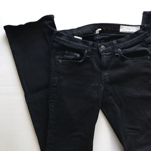 Rag and Bone Stiletto Boot cut black jeans 28 - Picture 3 of 16